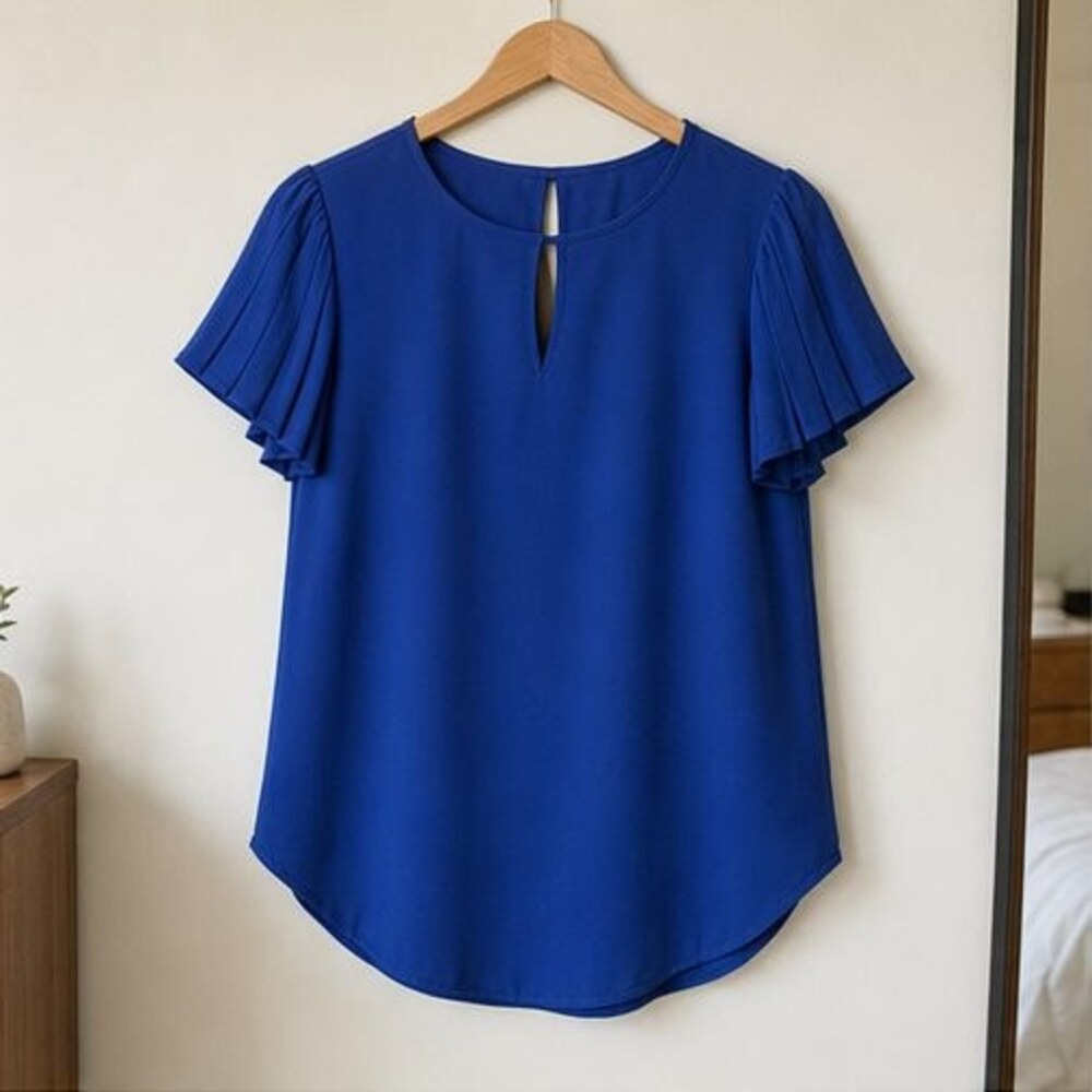 Camel Puff Sleeve Top
